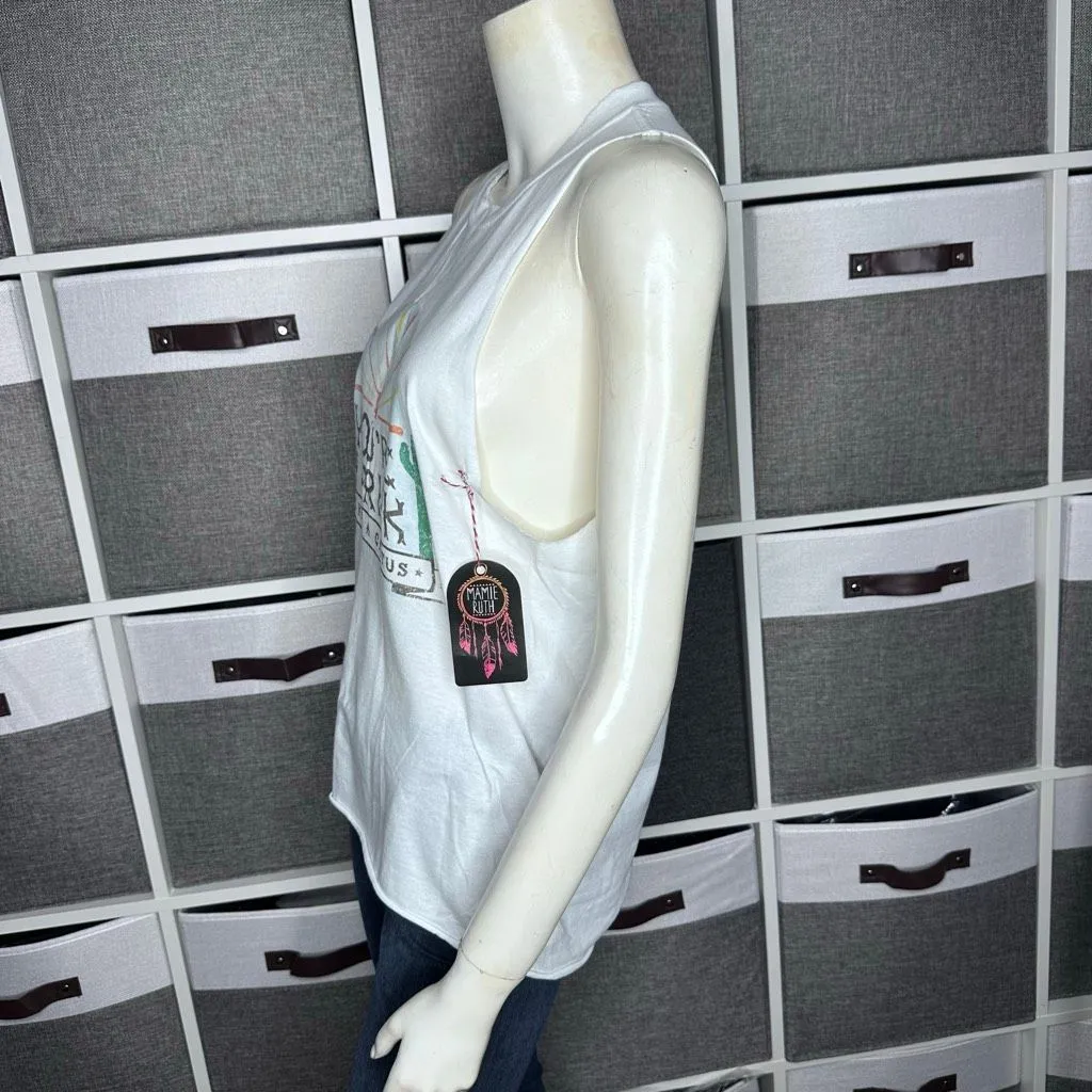 Mamie Ruth You’re a Prick Go Kiss Yourself Muscke Tank Size Small White - Image 11