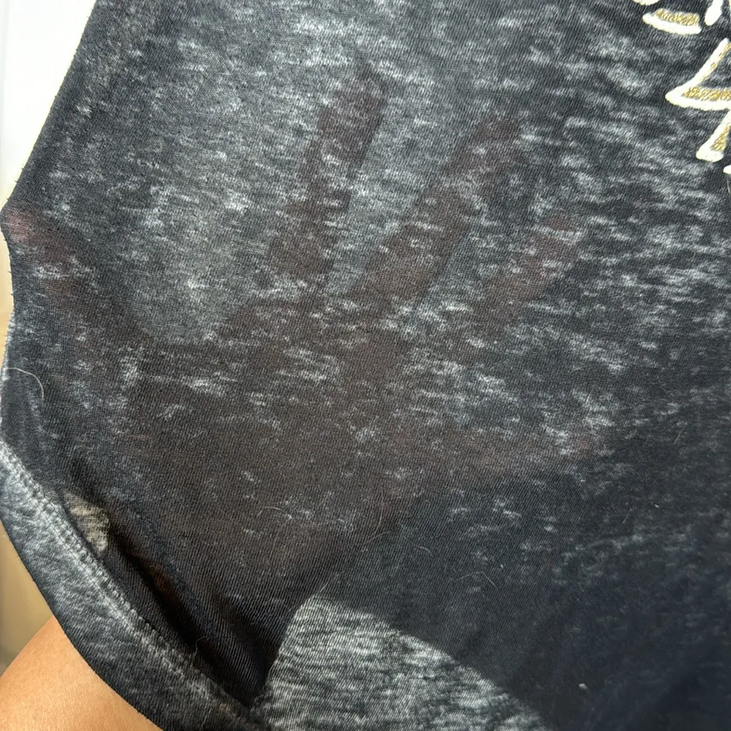 Journey Lucky Brand Black Gray World Tour 1980 S/S Shirt Size Med EUC #5743 - Image 5