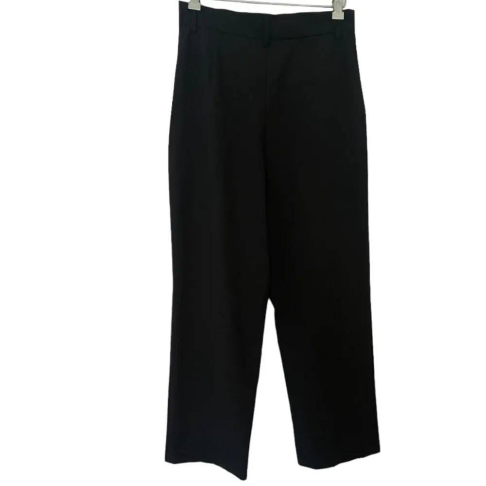 THEORY Rosel S Wool Tailored Black Pants Size 4 - Image 5