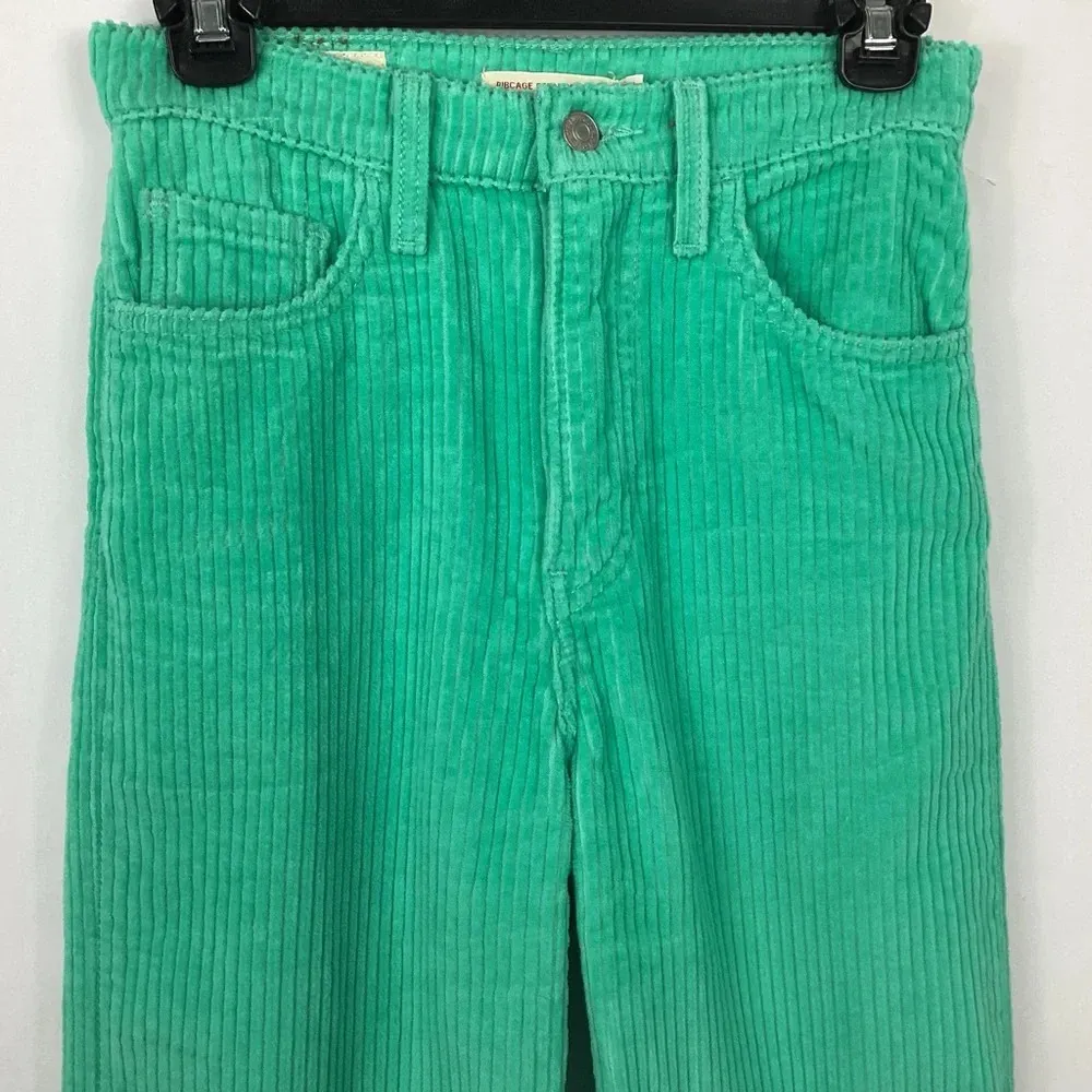 Levi's Corduroy Ribcage Straight Ankle Pants Size 24 - Image 3