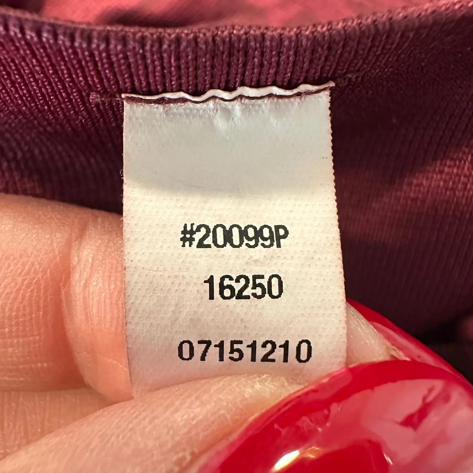 SPANX Rose Print Seamless High‎ Waist Leggings Burgundy Size 3X 3TG - Image 4