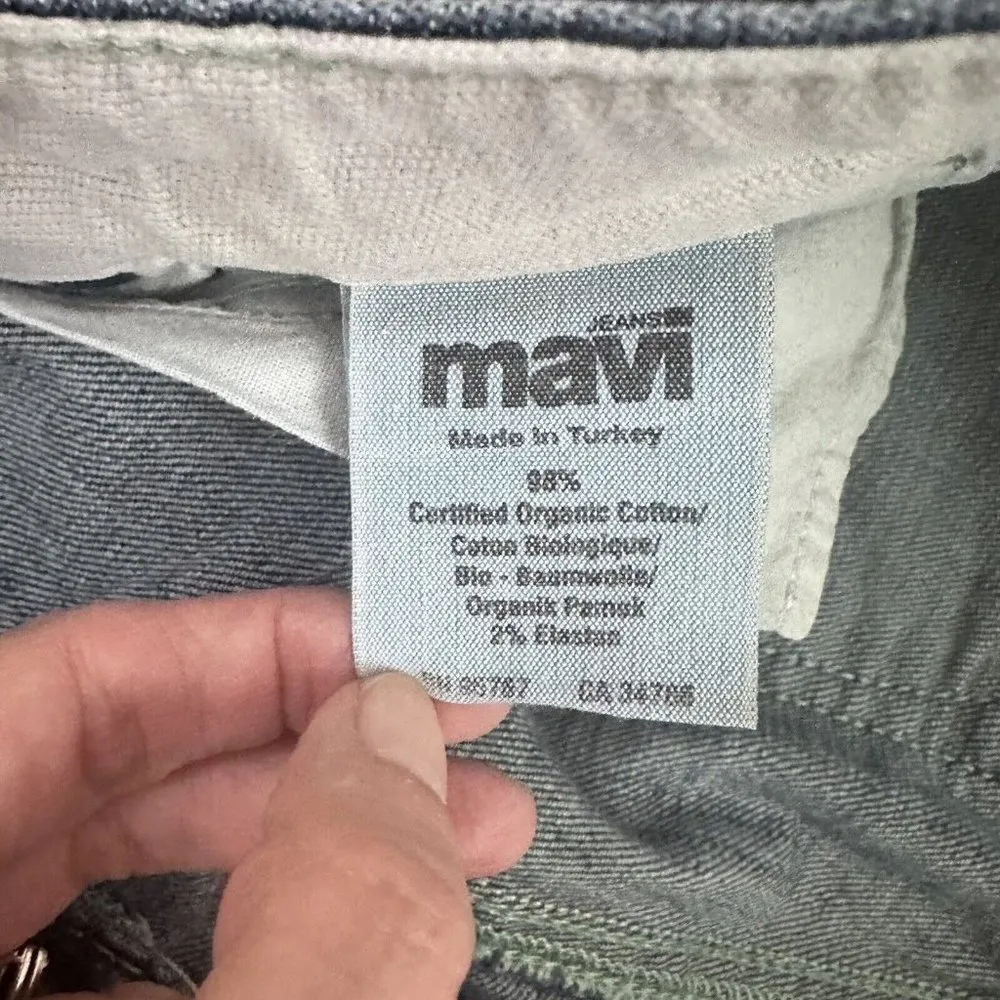 Mavi Jeans Womens 28 Blue Zoe Bootcut Med Wash Organic Cotton Low Rise Denim - Image 4