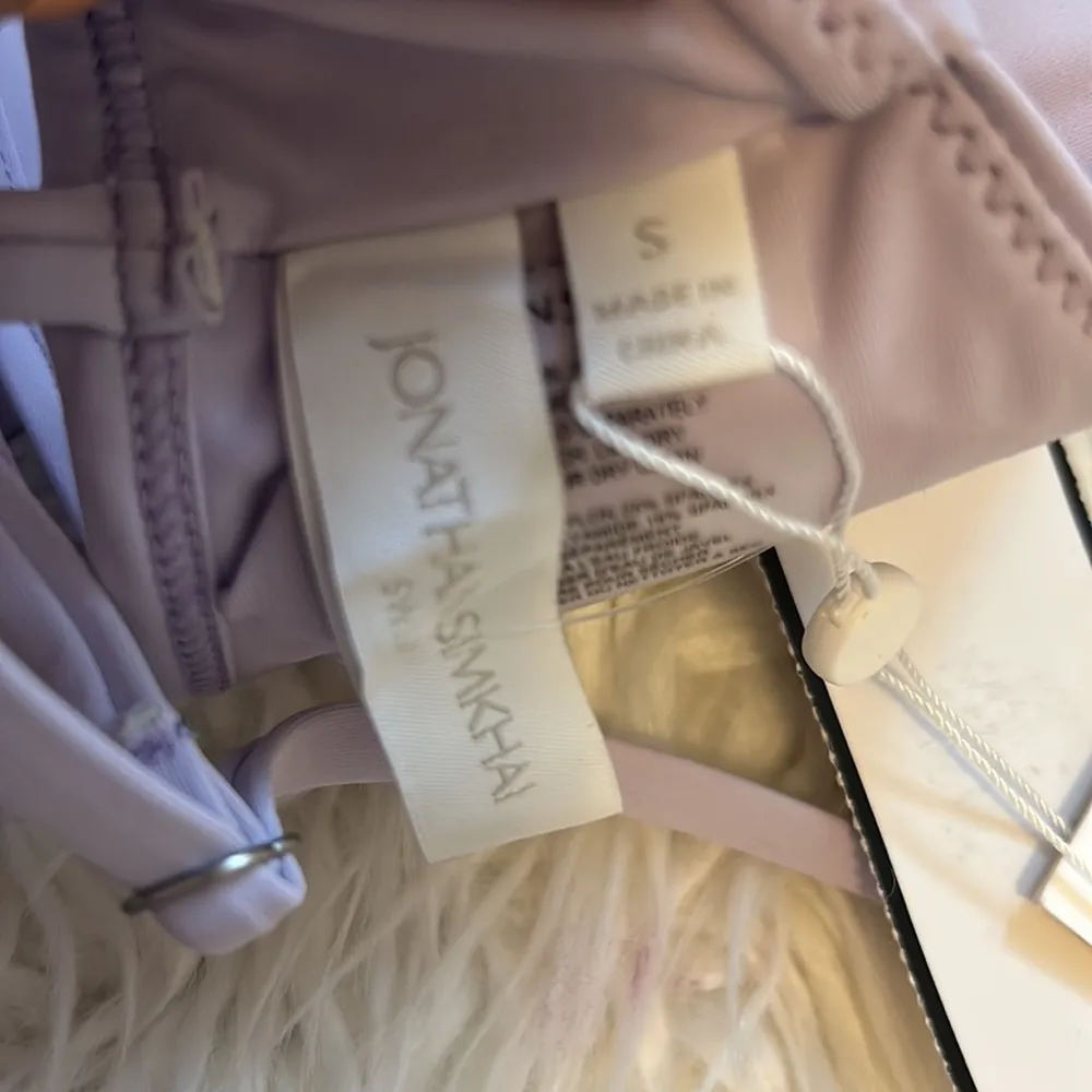 Jonathan Simkhai Eunice Strappy Bikini Top in Lupine - Image 8