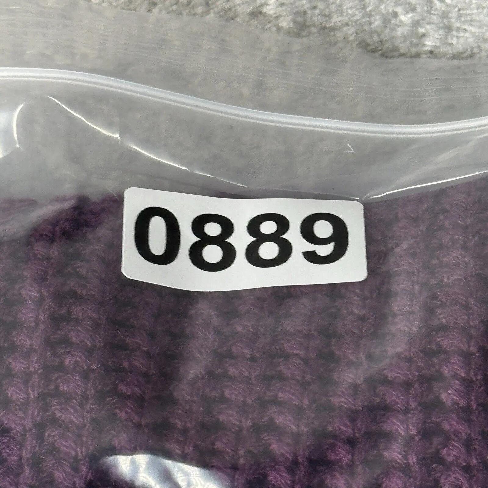 Forenza Sweater Womens Medium Purple Cowl Neck Chunky 80s 90s Y2K Casual Vintage - Image 7