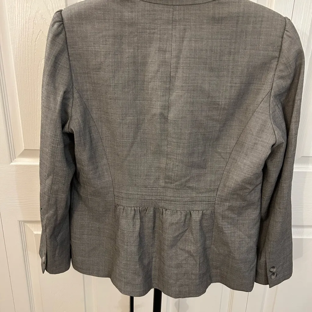 Tahari Ruffle back blazer Gray Size 14 - Image 2