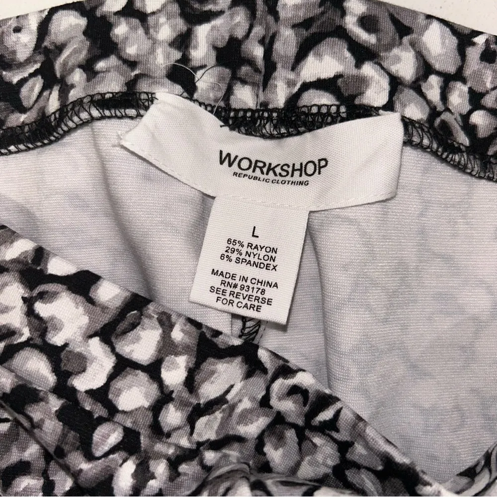 Workshop Republic Clothing Animal Print Leggings Women’s Large - Image 6