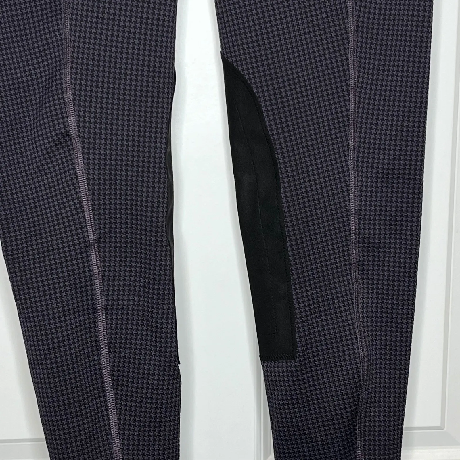 Kerrits Size Small Houndstooth Breeches Riding Pants Women Knee Patch - Image 4