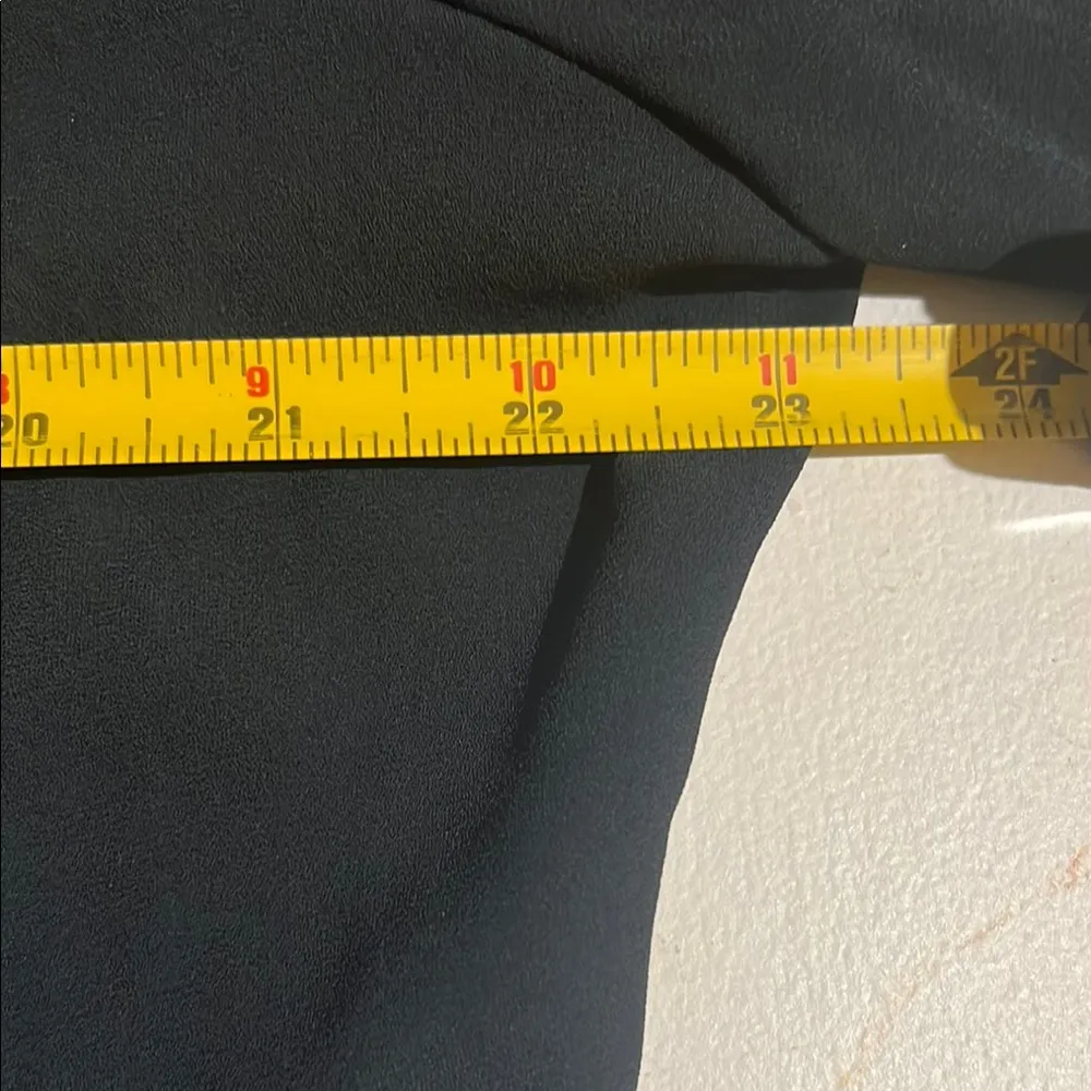 Modcloth Black Ruched Long Sleeve Blouse - Image 8