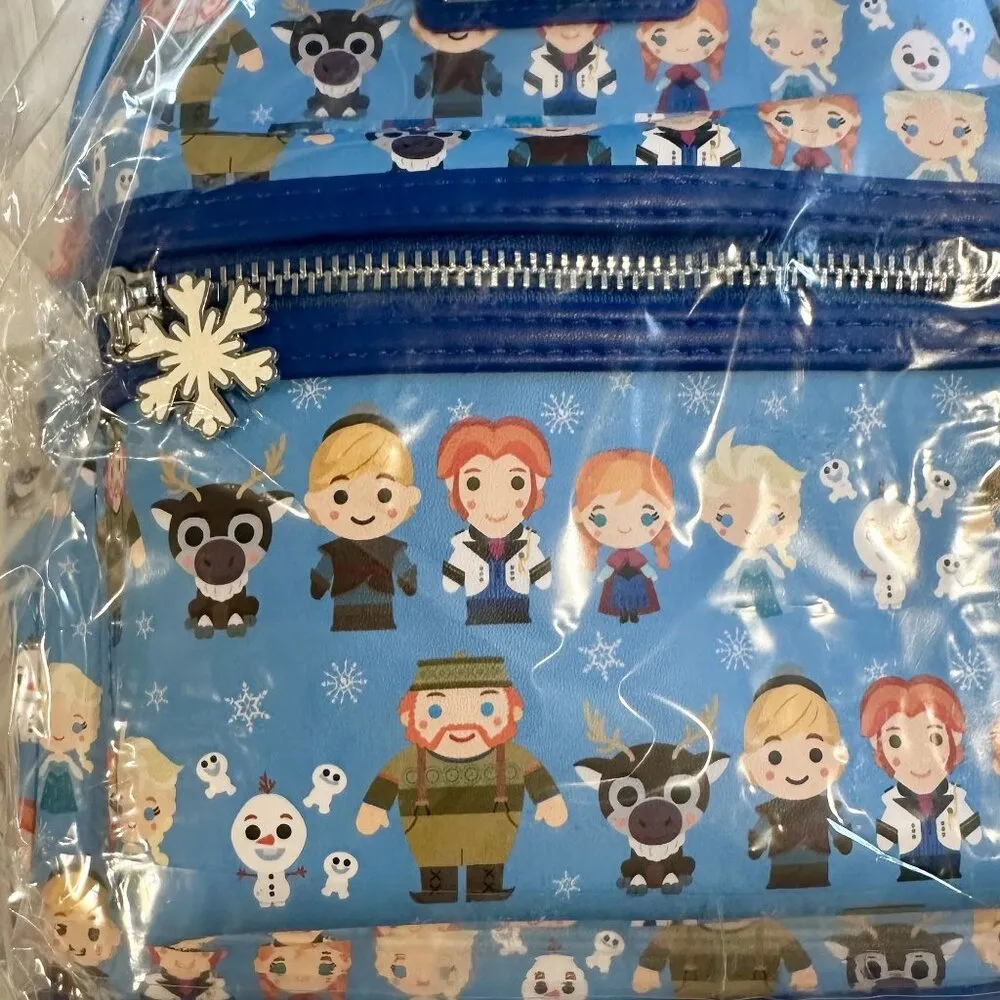 NWT RARE Disney Loungefly Frozen Characters Mini Bag Backpack - Image 3