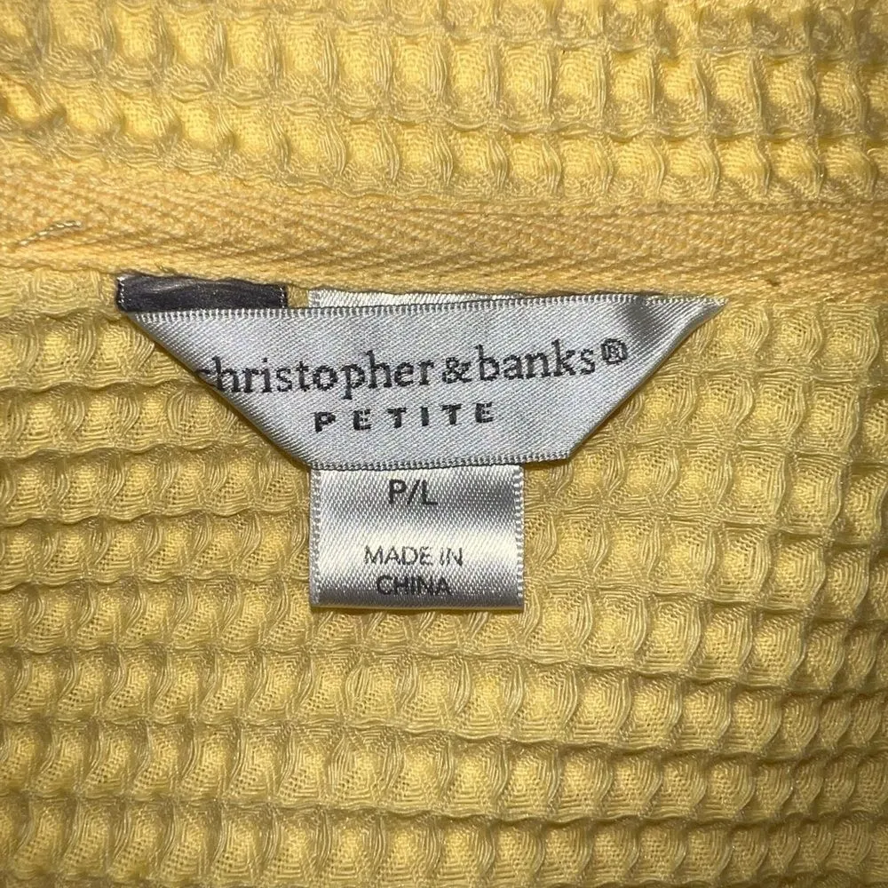 Christopher Banks petit beautiful sunny yellow textured zip up jacket! - Image 8