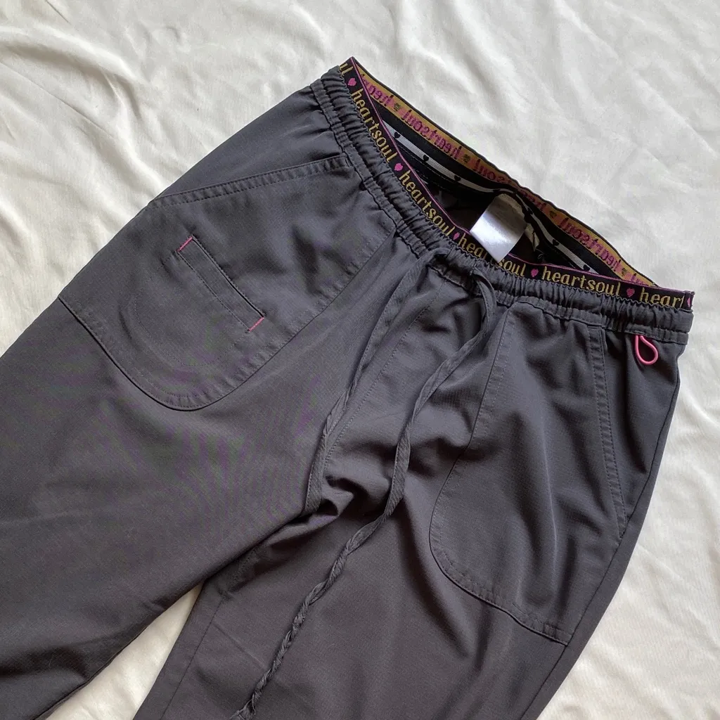 HeartSoul Women's Charcoal Trousers Black Size undefined - Image 3