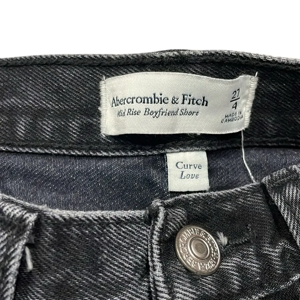 Abercrombie & Fitch Mid Rise Boyfriend Short Curve Love Size 27/4 - Image 3