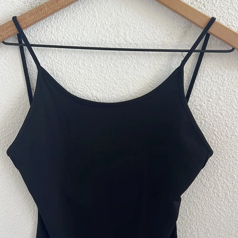 H&M X Coachella Official Collection Black Bodysuit Scoop Back US 4 - Image 3