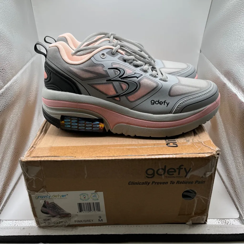 NWN GDEFY Women's Graypink ION extra soles women’s size 9 orthopedic sneakers - Image 3