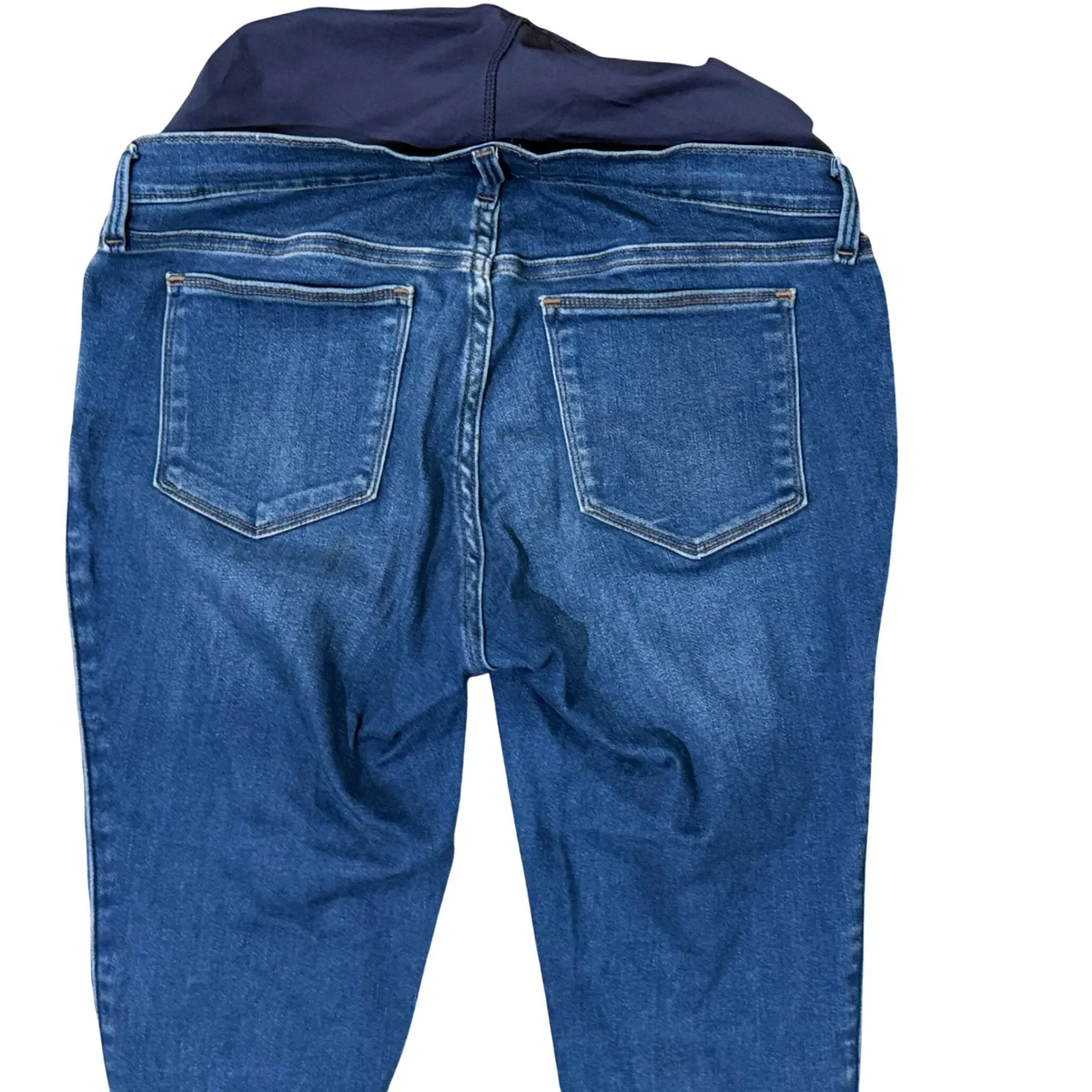Abercrombie Fitch Maternity The Jean Legging Blue Wash Denim Size 29x8 - Image 5