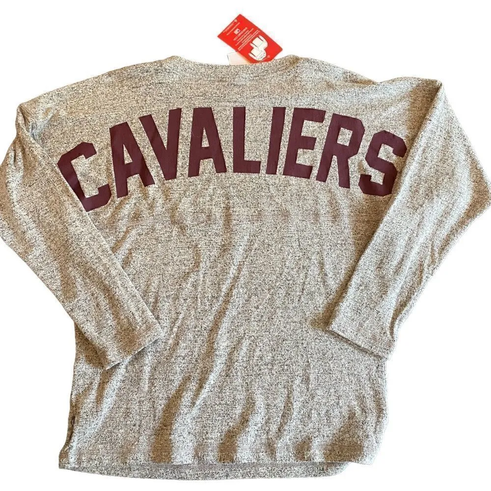 Spirit Jersey Women’s soft NEW cavaliers Cleveland long sleeve crew neck XS - Image 4