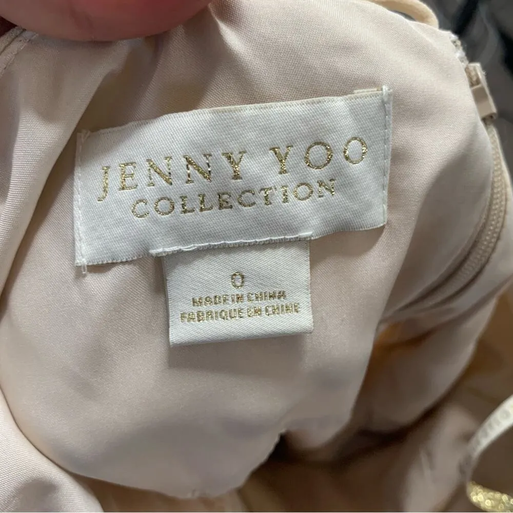 Jenny Yoo Collection BHLDN inesse‎ champagne bridesmaids maxi dress size 0 - Image 5