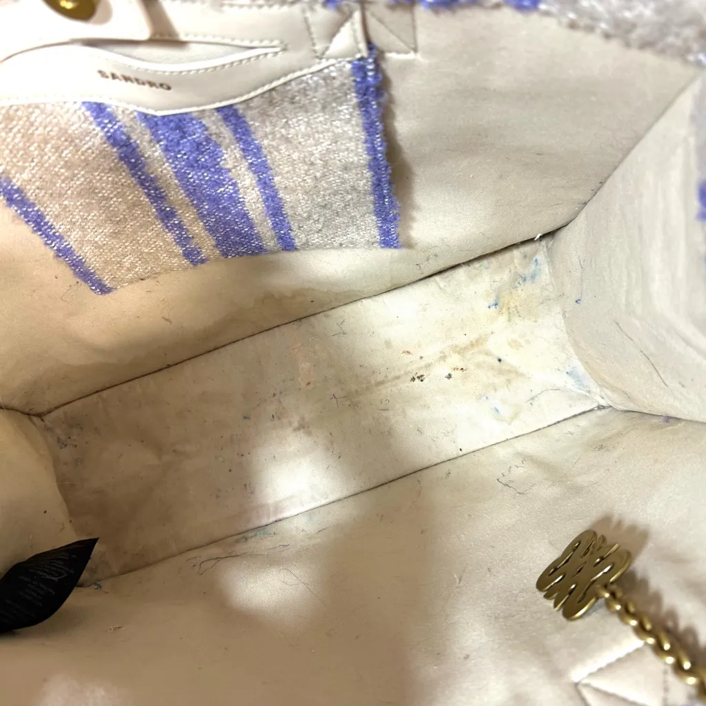 Sandro Stripy Kasbah tote bag - Image 8