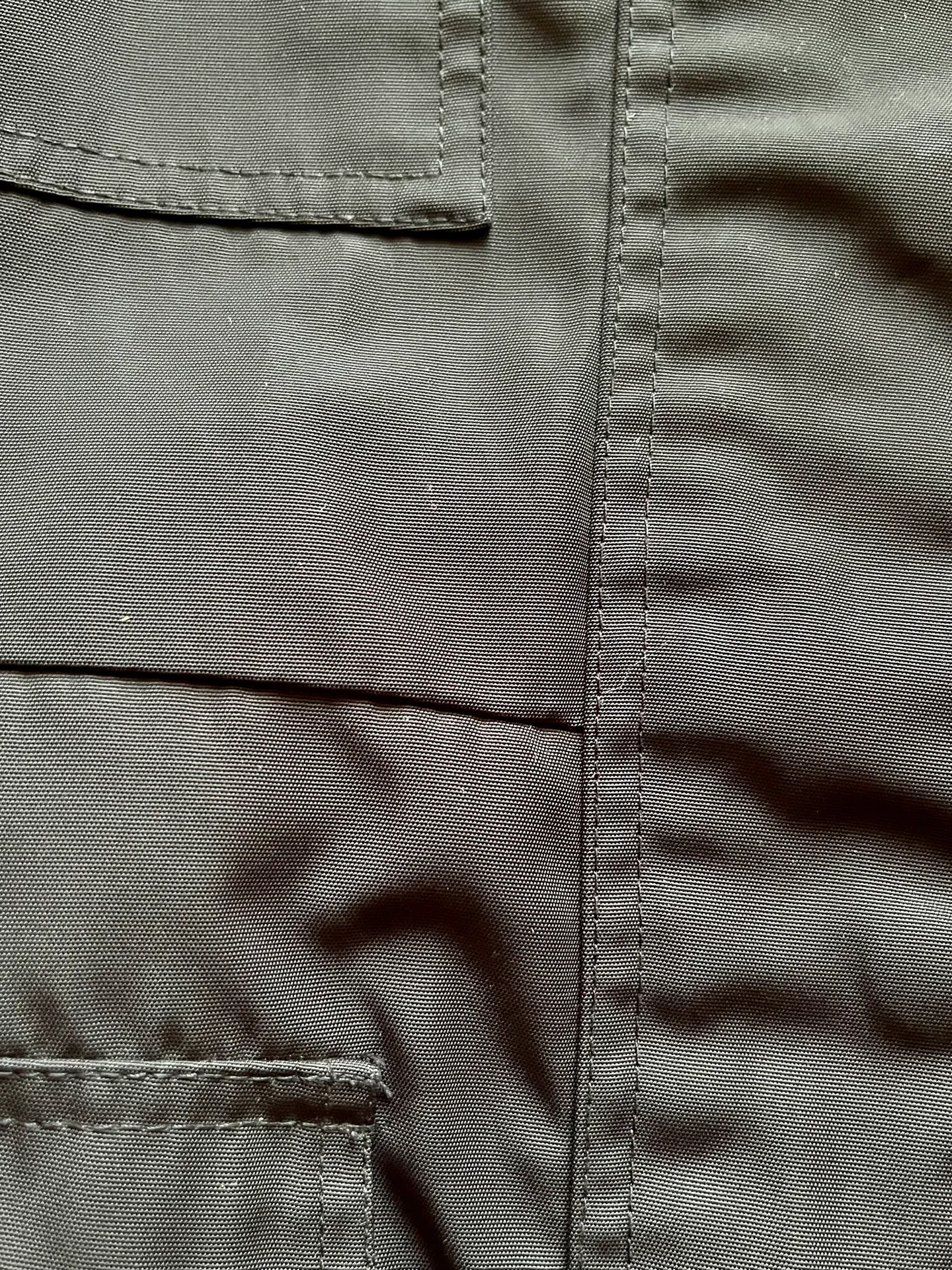 Theory Womens  Black Utility Polyester Full Zip Snap Jacket Coat S - Image 5