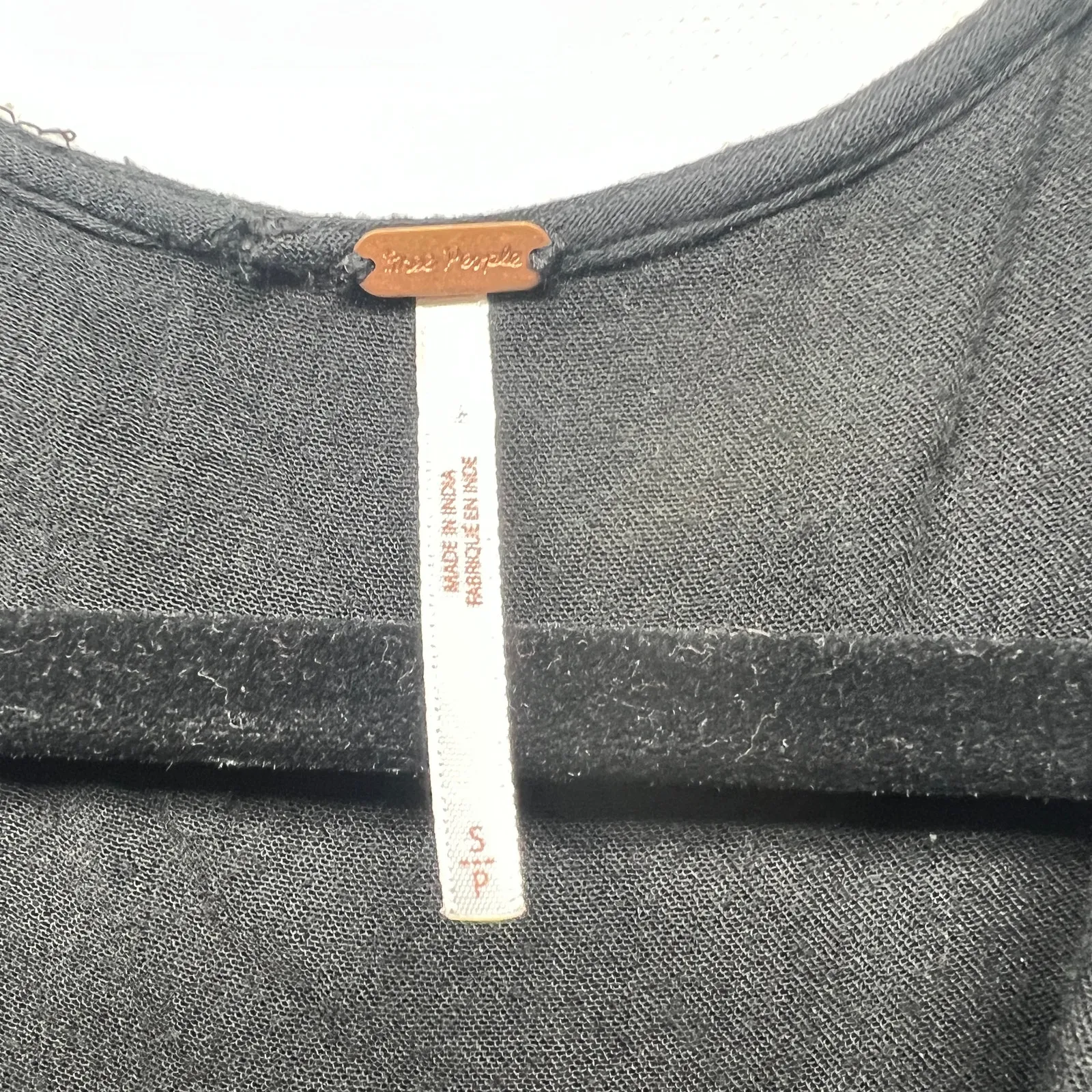 Free People Babydoll Mini Dress Womens Small Embroidered Fairy Boho Fairygoth - Image 3