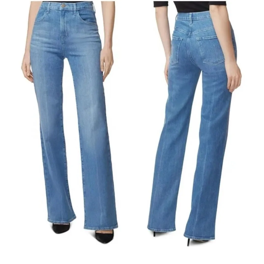 J Brand Joan High-Rise Wide-Leg Jeans in Alto size 30 - Image 2