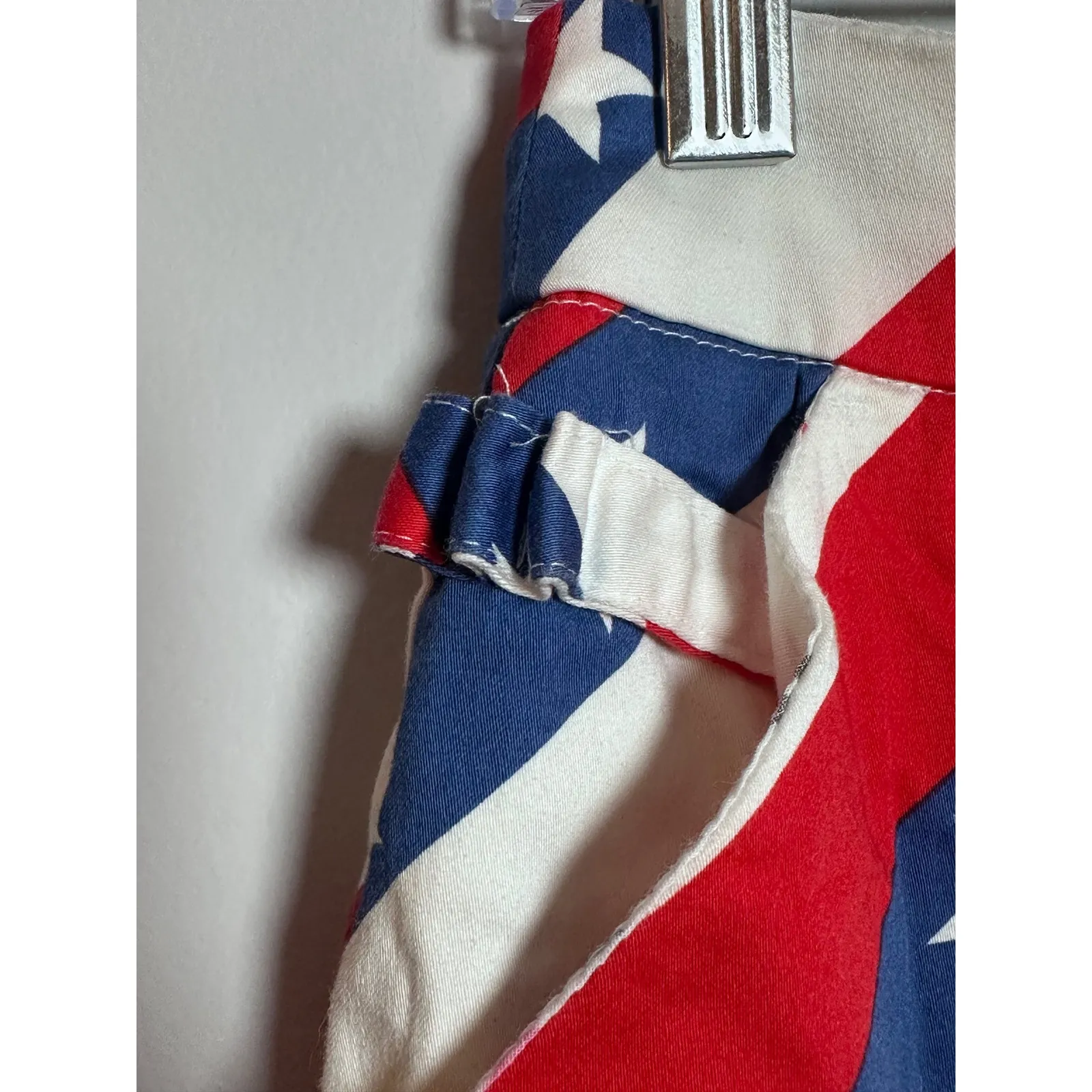 ROYAL & AWESOME Womens Skirt‎ USA Flag Stars Stripes Golf Tennis Athleisure SZ 4 Red - Image 6