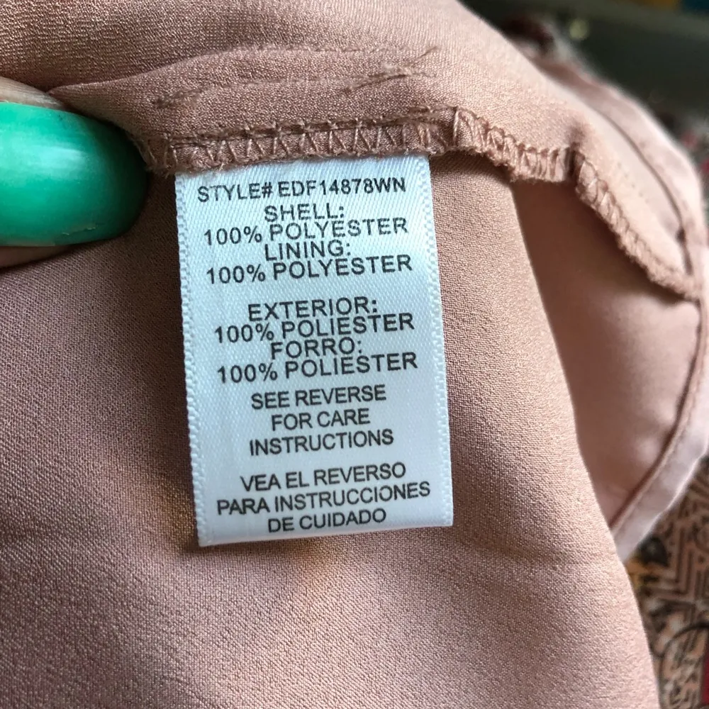 EN CREME | Printed Tiered Open Back Shift Dress - Image 71