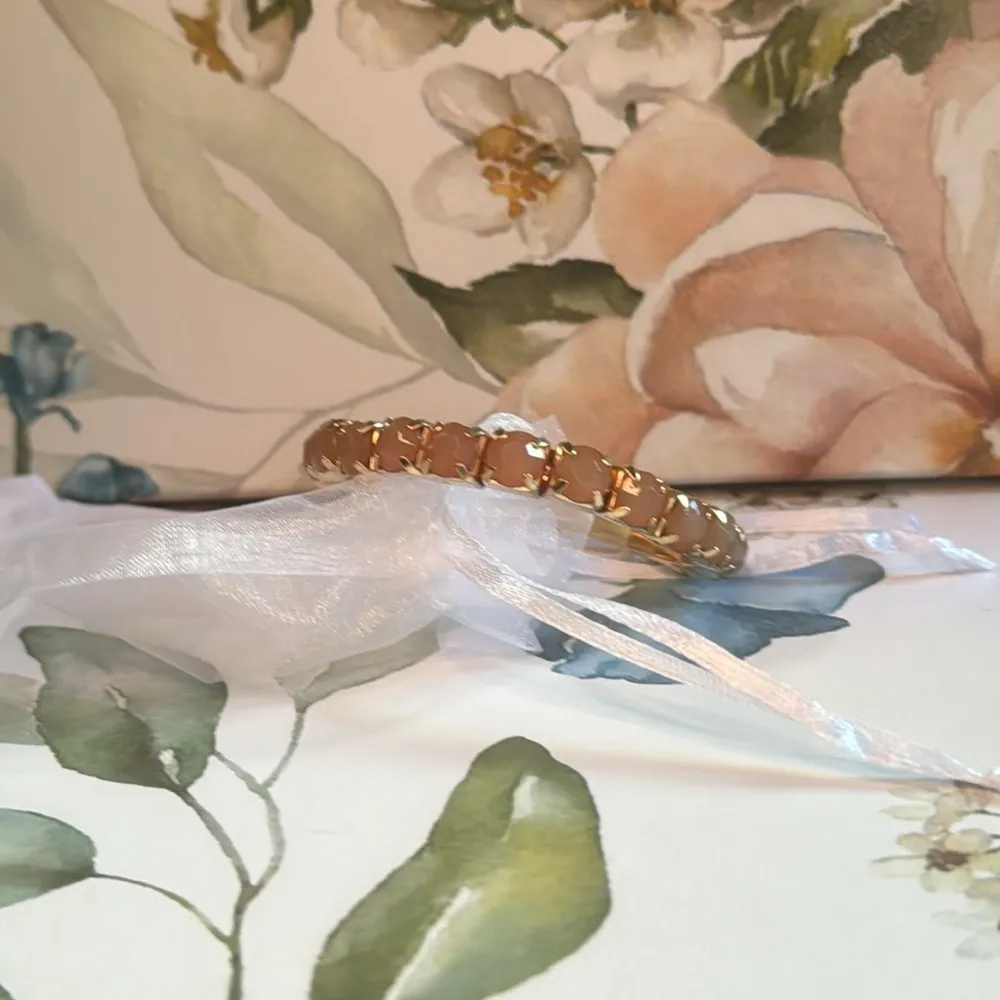 Gold and Mauve Bracelet - Image 2