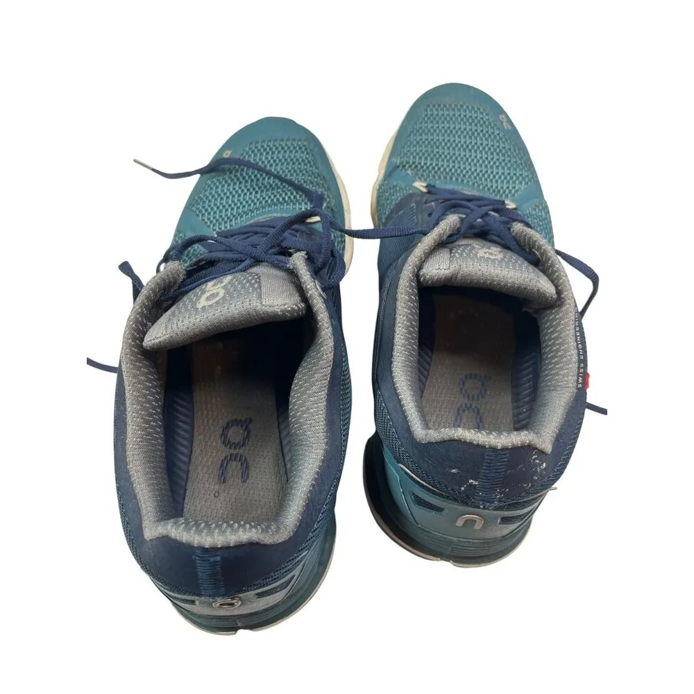 On Womens Cloud Running Shoes Size 9.5 Blue & Teal - Image 8
