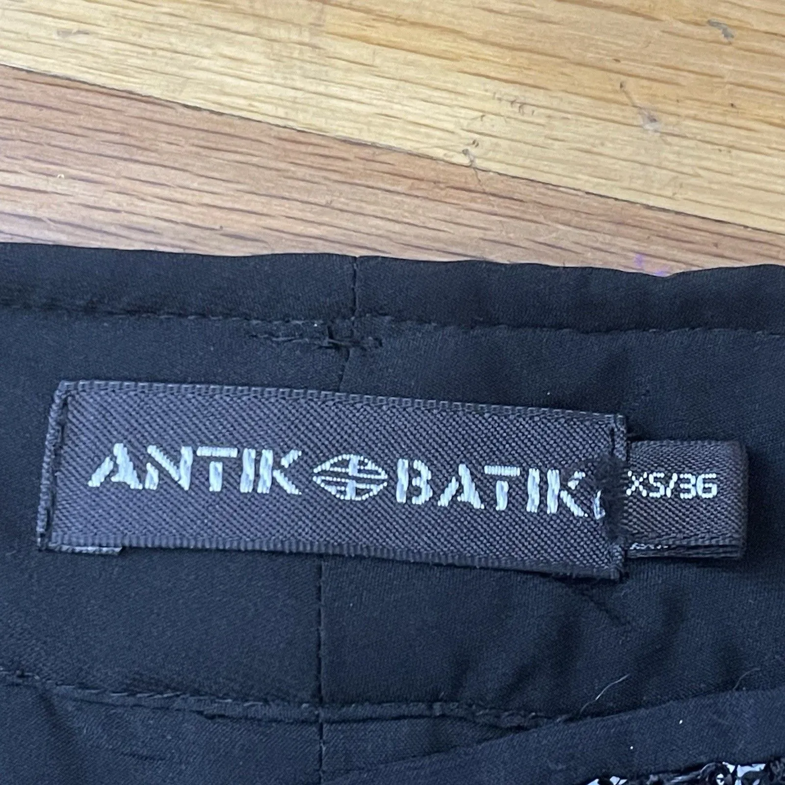 ANTIK‎ BATIK Sequin Pants Size XS 36 Black Night Out Holiday Party Glitz Glam - Image 6