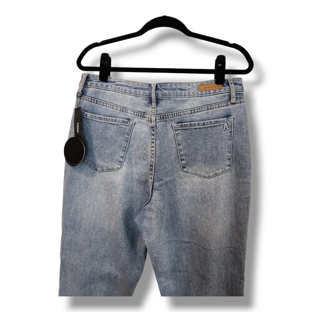 Articles of Society High-Rise Straight Leg Crop Jeans Women’s Size 31 - Image 9