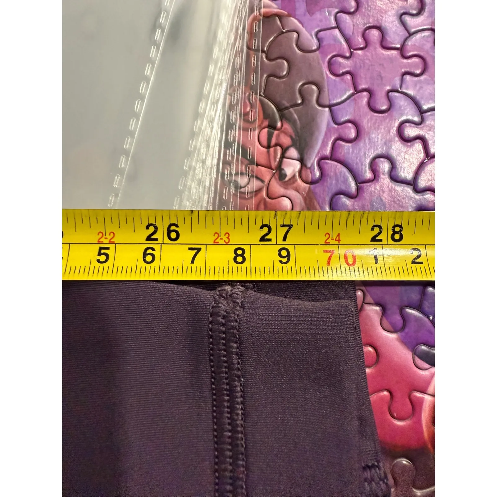 Lululemon High Rise Pocket Leggings Size 6 Purple Zipper Pockets Athleisure - Image 8