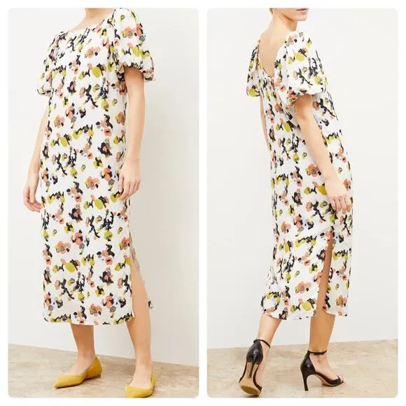 M.M.LaFleur The Gali Dress Meadow Print Linen - Image 2