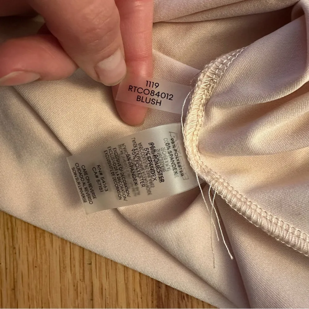 Calvin Klein Soft Pink and Black Lace Cami - Image 4