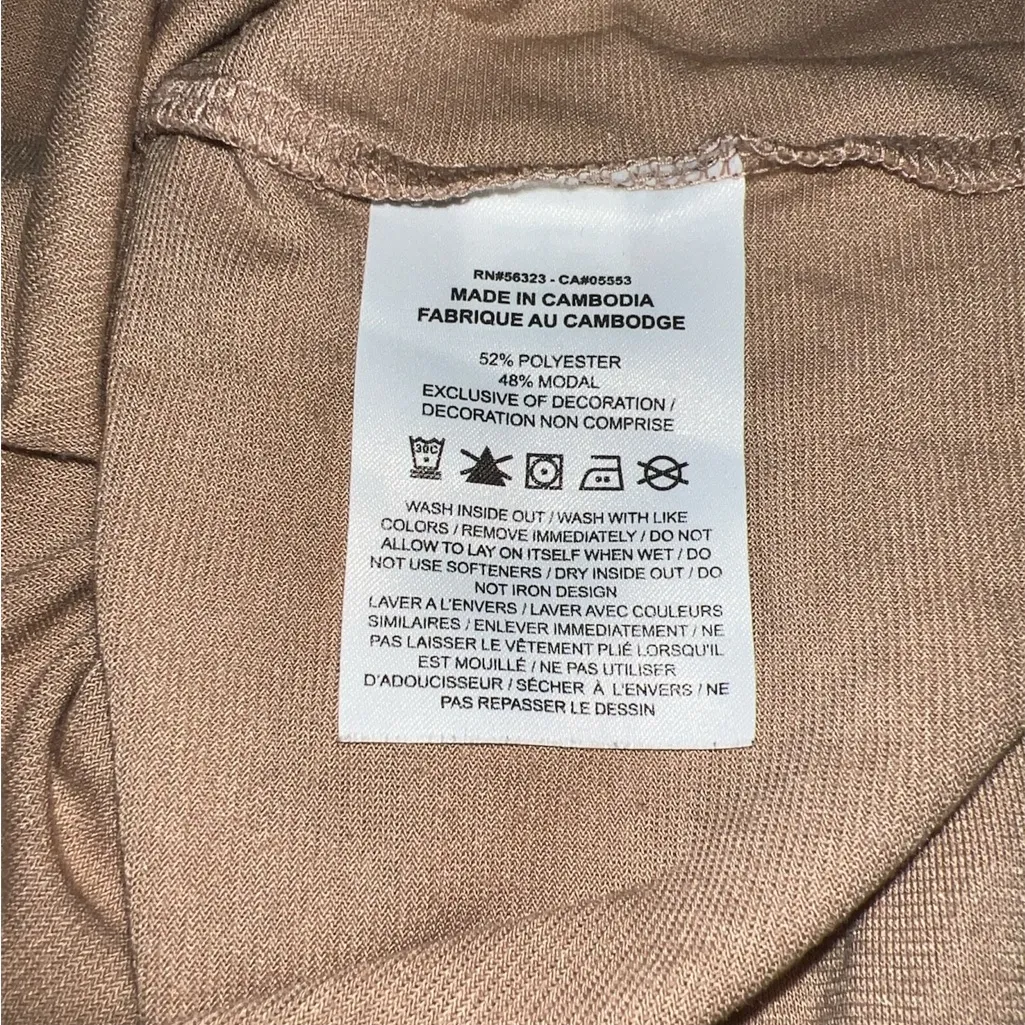 Nike Tan Short Sleeve Tee - Image 4