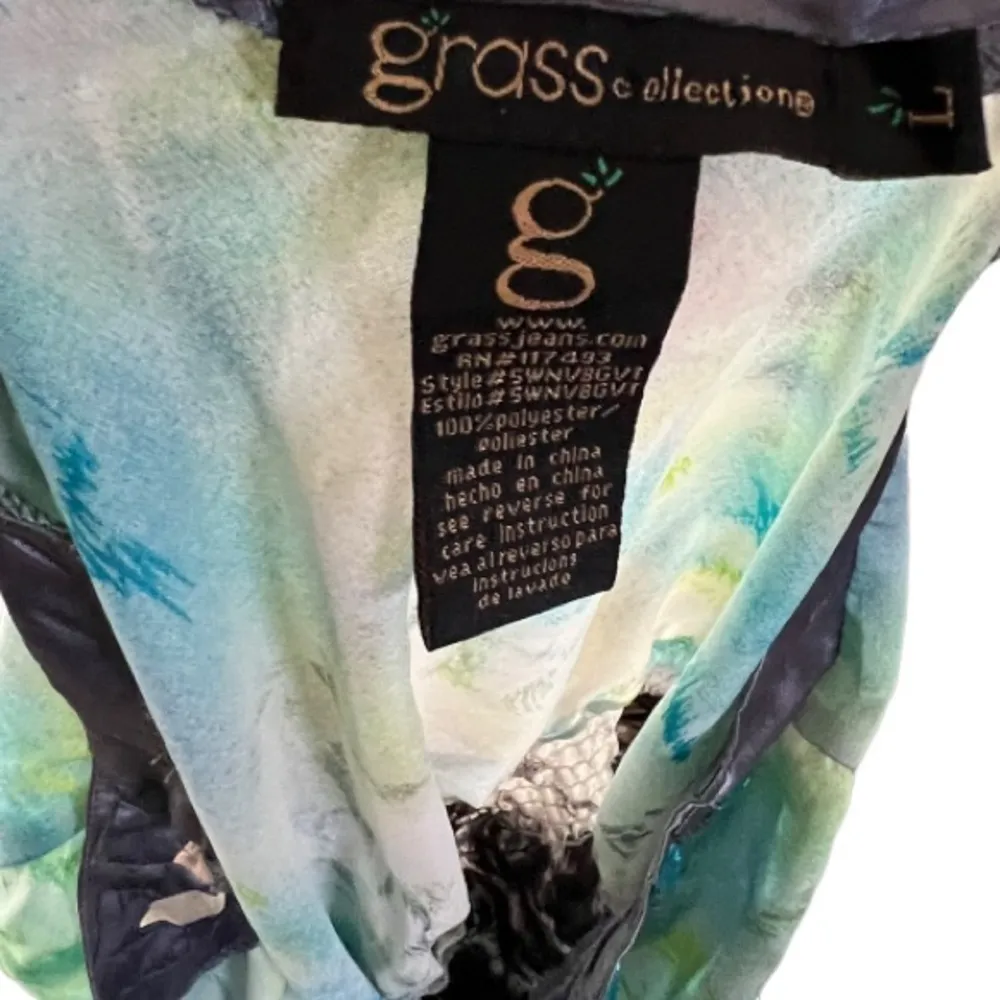 Grass Collection One Shoulder Top - Image 4