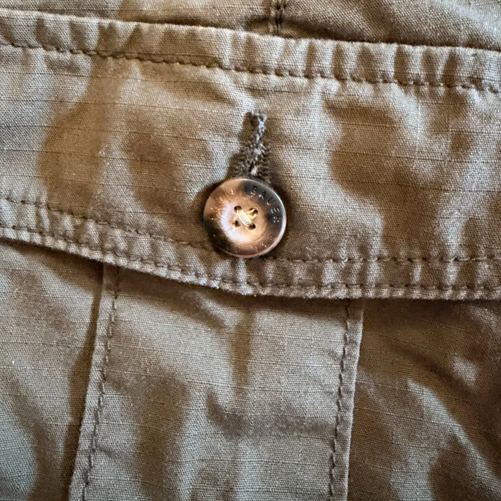 Eddie Bauer Ripstop Cargo Pants Khaki Tan Size 18 Cotton Outdoor Hiking Utility - Image 2