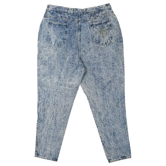 Vintage 80s PS Gitano Acid Wash Jeans Blue Size undefined - Image 2