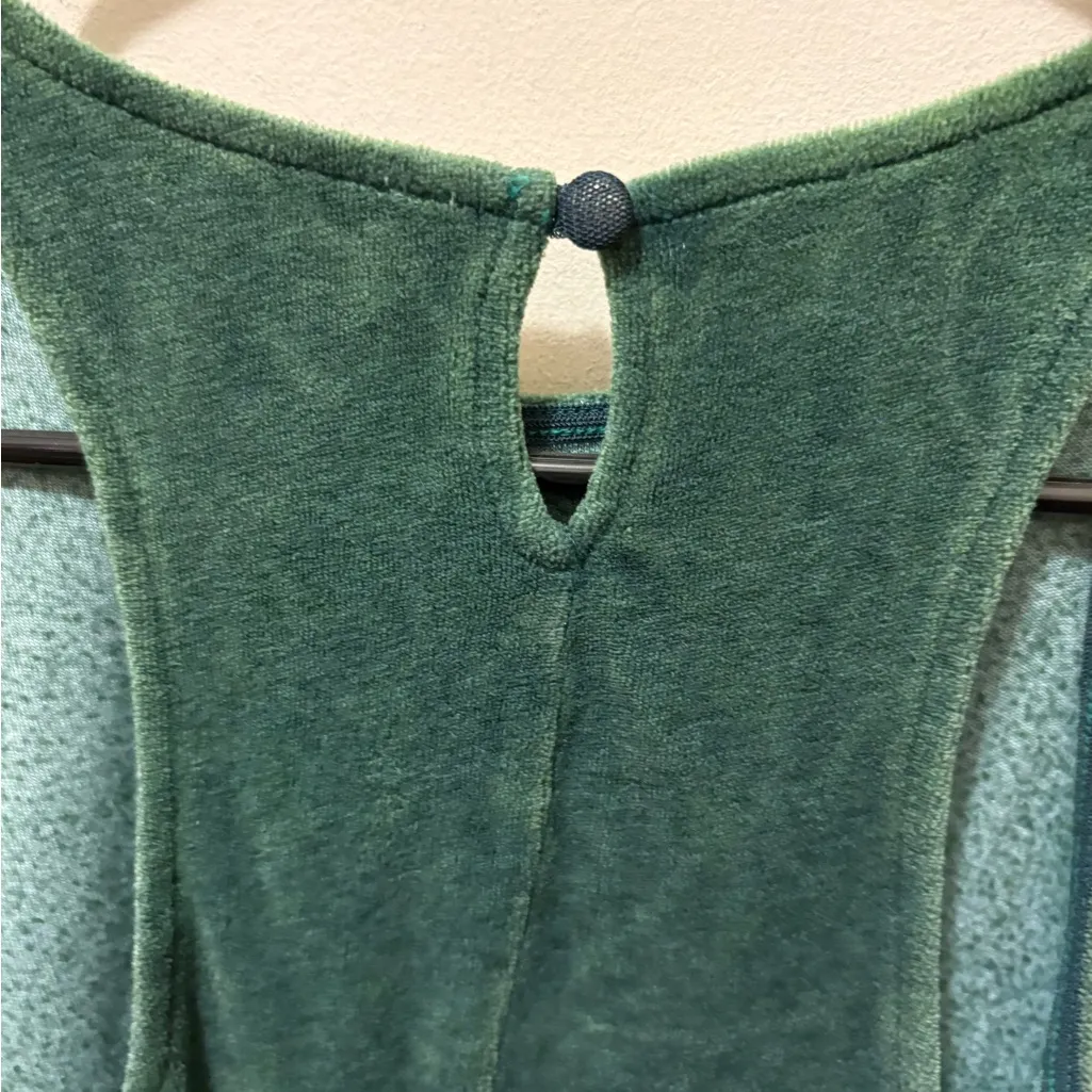 NWT Free People make my baby stay green velour bodysuit size medium full - Image 7