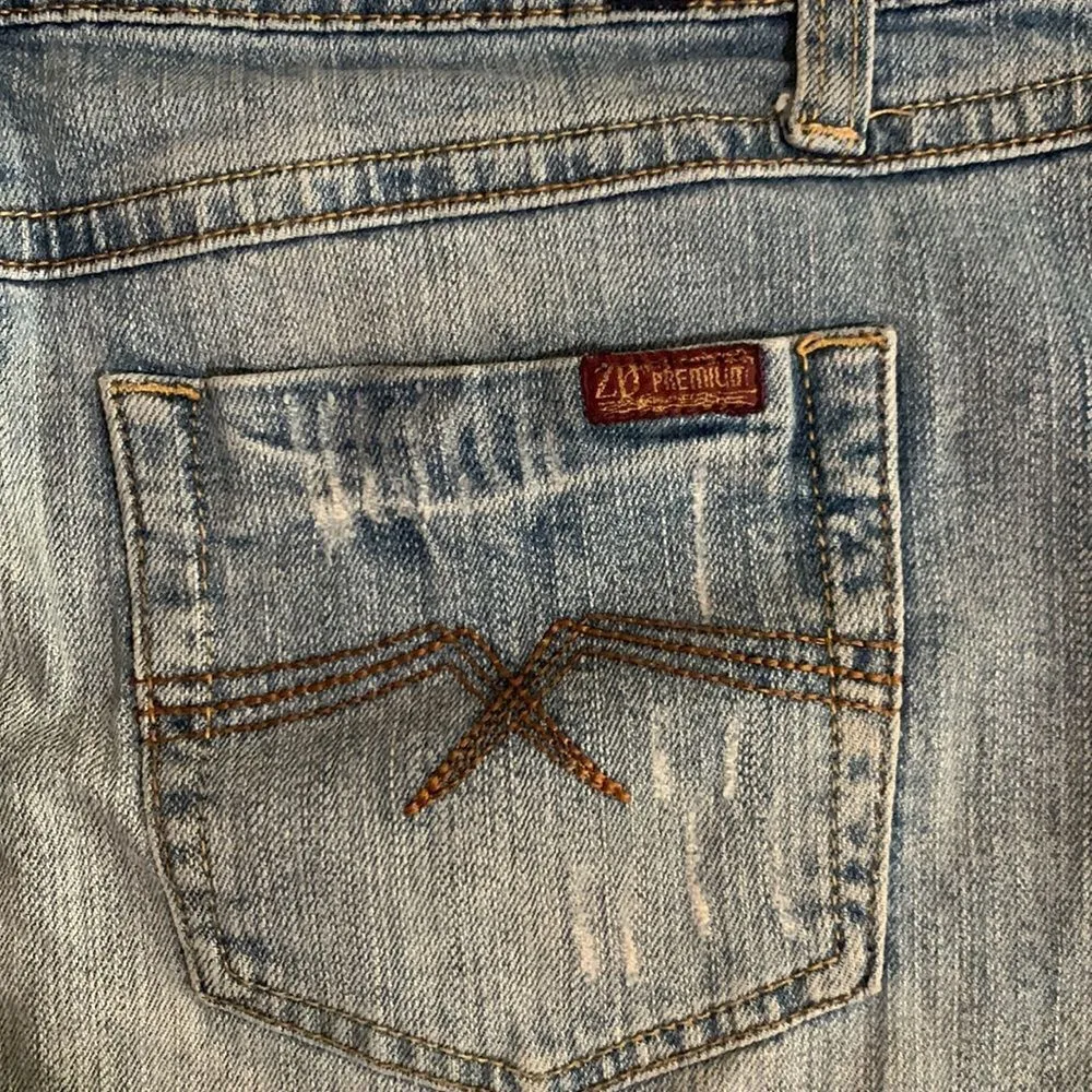 ZD Mini Skirt Altered Jeans. Size 11 Blue - Image 13