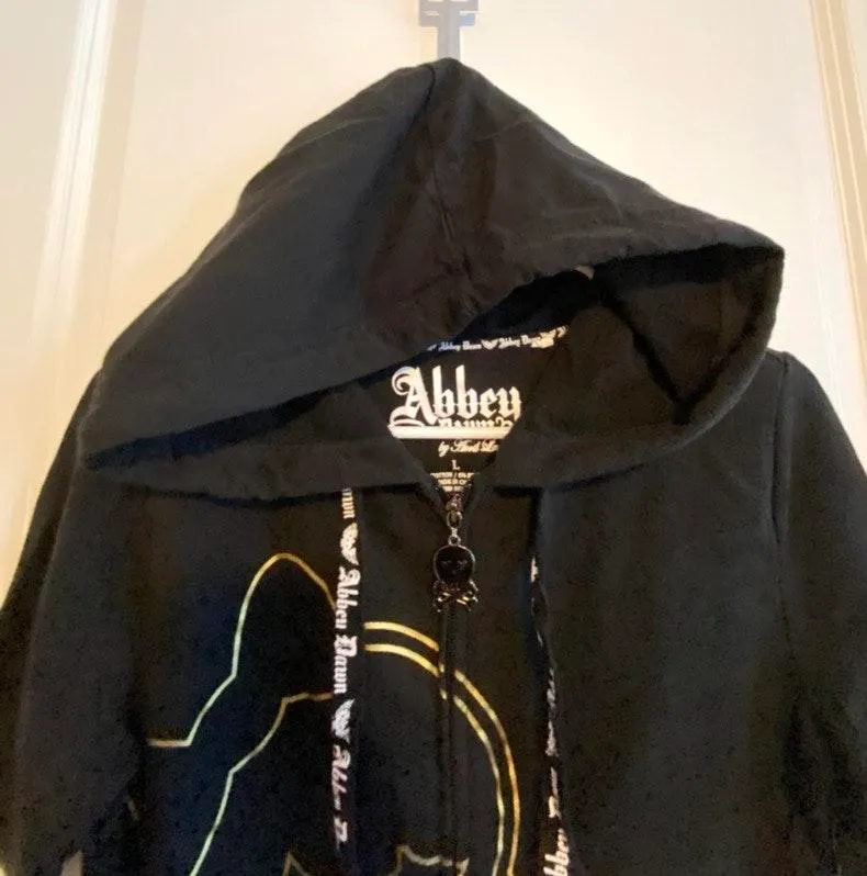 Hoodie Sweater Women Black Size L - Image 3