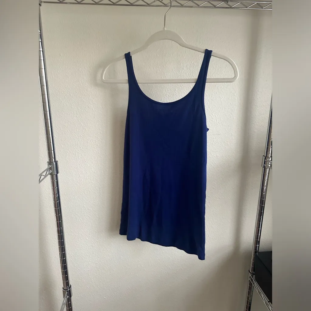 EILEEN FISHER Royal Blue Tank top. - Image 5