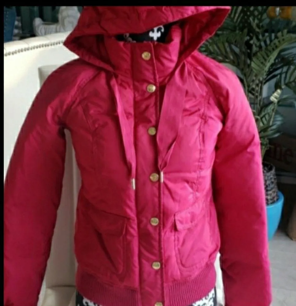 Vintage Juicy Couture fuschia quilted puffer jacket y2k - Image 8