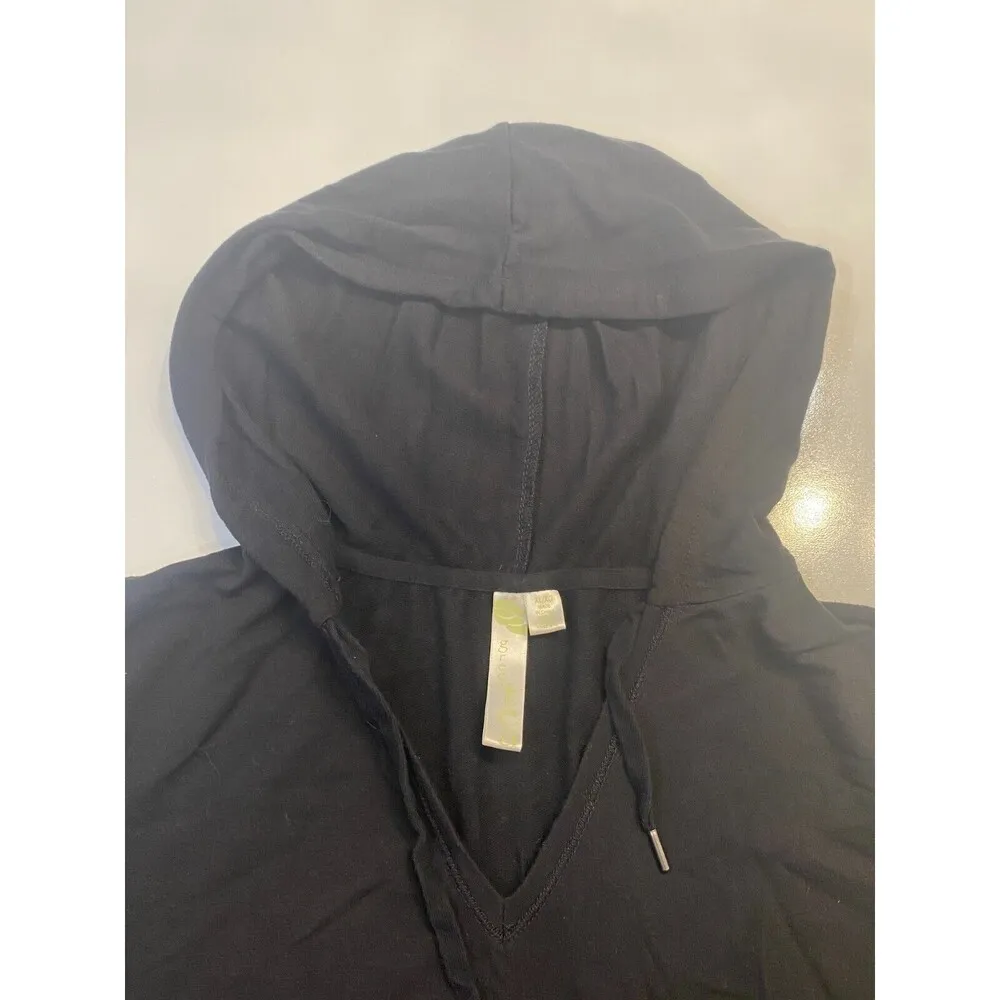 Green Tea Black Hoodie T-Shirt Size XL Women's - Image 9