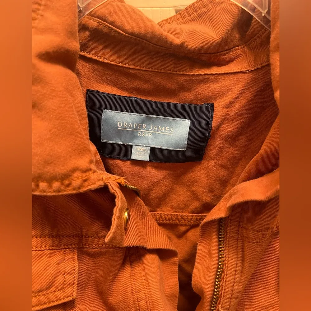 Draper James Womens  orange jacket - Image 2