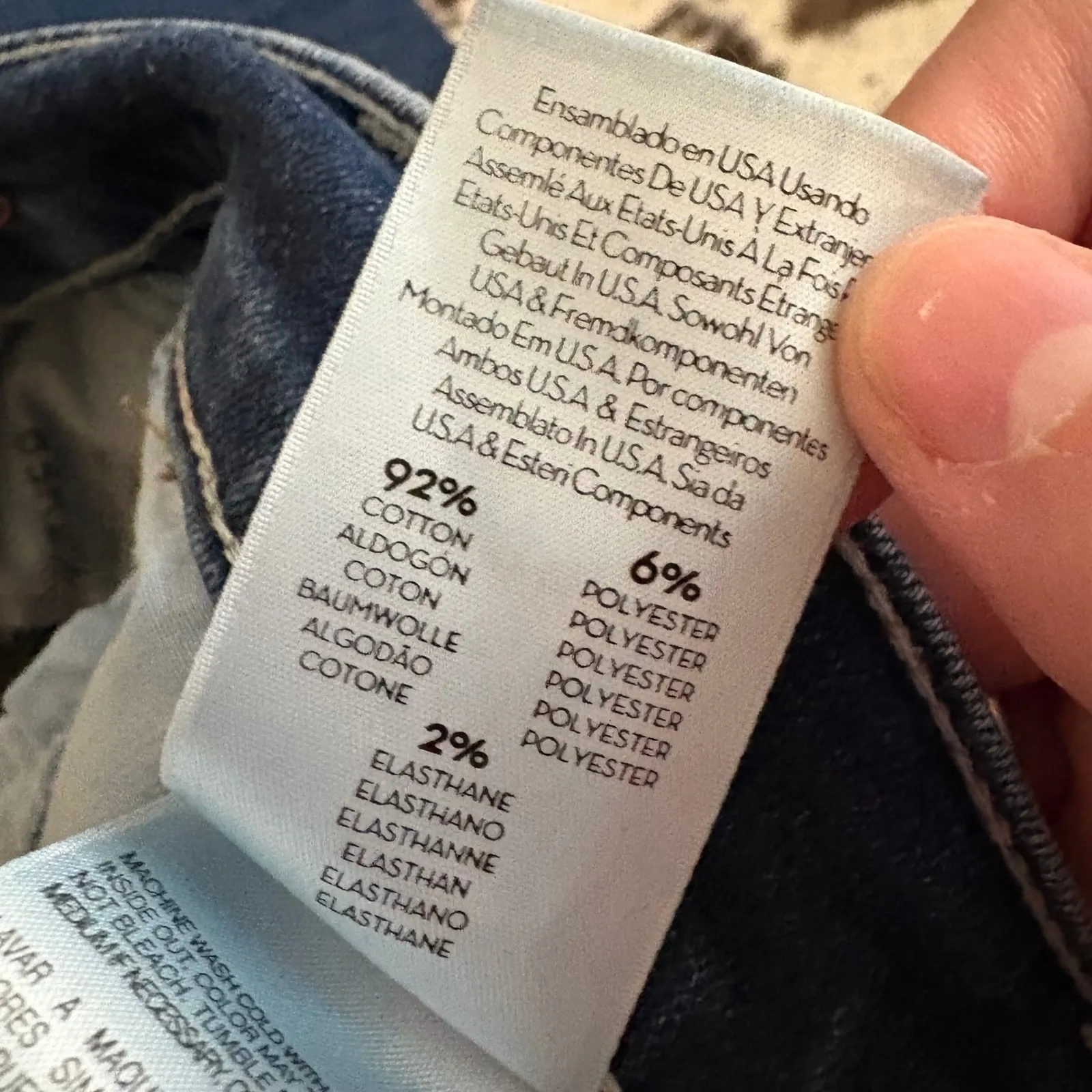 MOTHER The Hustler Ankle Fray Jeans Night Clubbing Size 29 Blue - Image 8