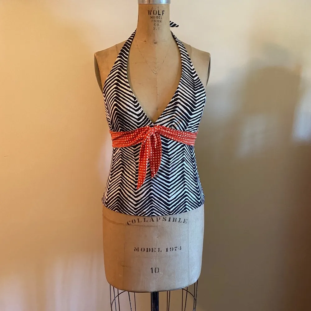 La Blanca Brown and Orange Bikini - Image 2