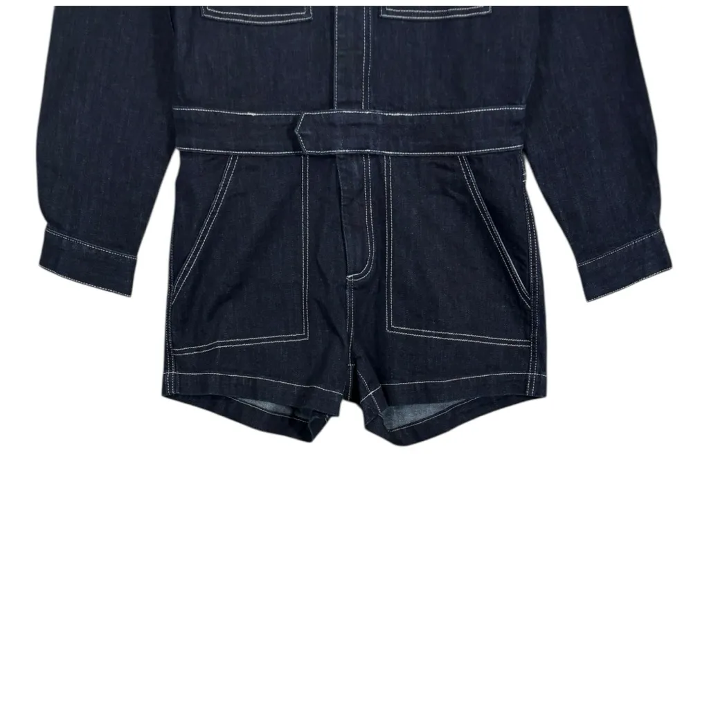 NEW DL1961 Hannah Denim Romper Size Medium - Image 6
