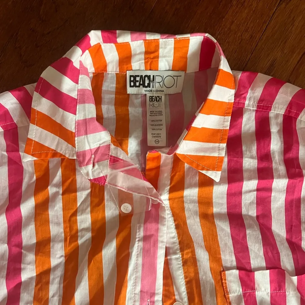 Beach Riot Alexa Top in Sunset Stripes - Image 7