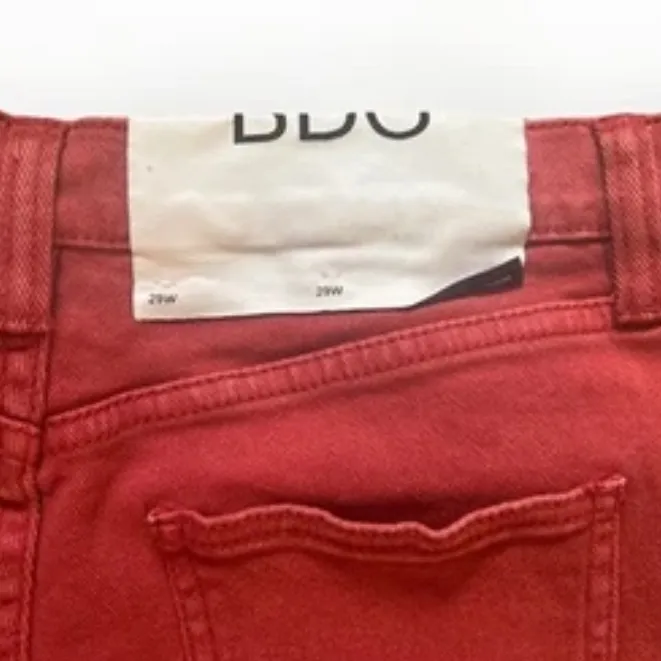 Urban Outfitters BDG Girlfriend Monochrome High-Rise Jean Women’s Size 29 - Red - Image 8